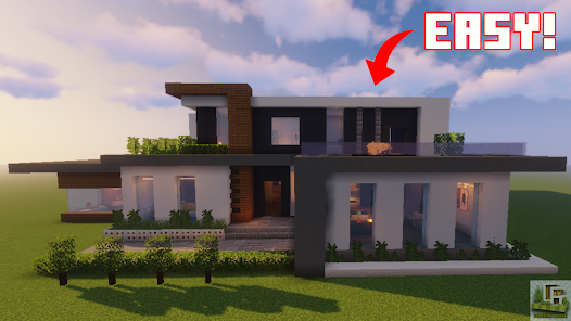 Casa Moderna/Survival Modern House Minecraft Map
