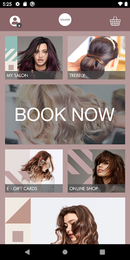 Android application GOLSON Salon screenshort