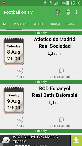 Football on TV Screen 2