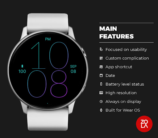 Cold Line Watch Face Screen 2
