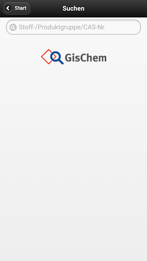 GisChem App Screen 2