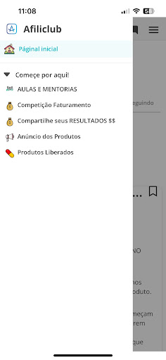 Android application Afiliclub screenshort