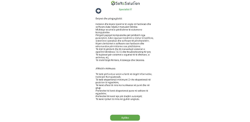 Android application Rekrutimet SS screenshort