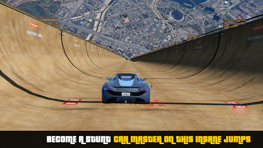 Экстремальный GT Car Stunts Impossible Mega Ramp