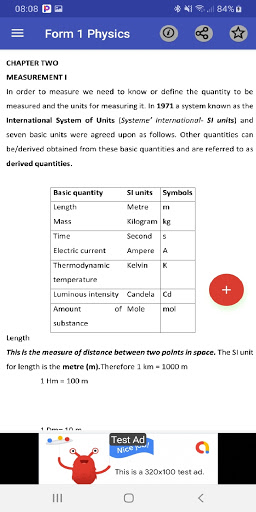 Form I Physics K.eL.B Notes