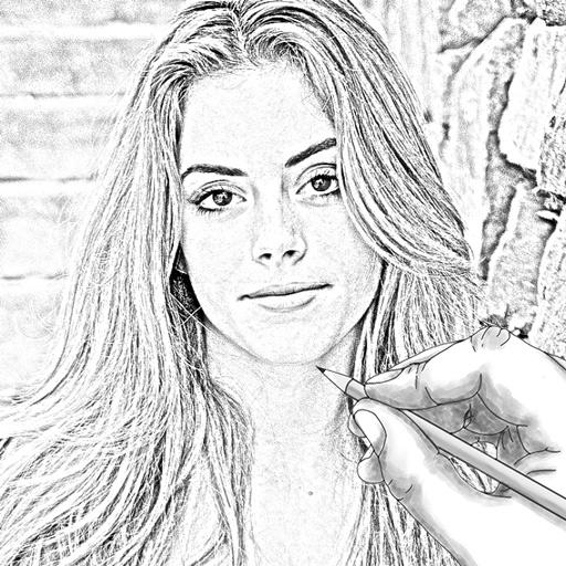 Pencil Drawing - Sketch Effect  Icon