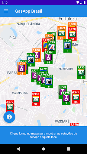 Android application GasApp Brazil screenshort