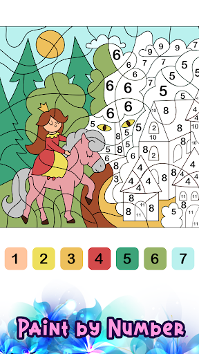 Color by number offline Screen 2