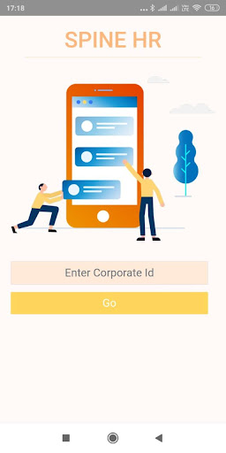 Android application SpineHR screenshort