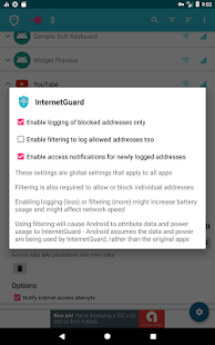 InternetGuard No Root Firewall Capture d'écran