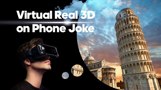 Virtual Real 3D on Phone Joke