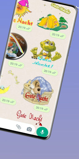 Guten Morgen  Nacht Sticker