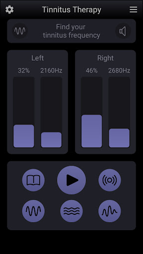 Screenshot of Tinnitus therapy
