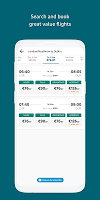 screenshot of Aer Lingus App
