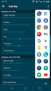 Edge Side Bar - App Shortcuts Screenshot