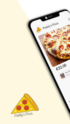 Android application Paddy's Pizza screenshort