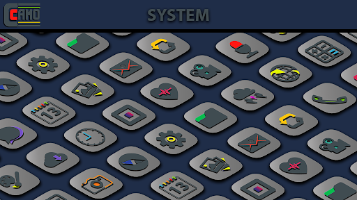 Android application Camo Light Icon Pack screenshort