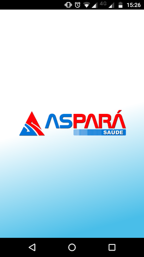Android application Aspará Saúde screenshort