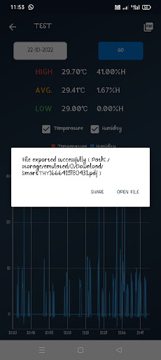 RTS Thermo/Humidity Monitor Screen 3