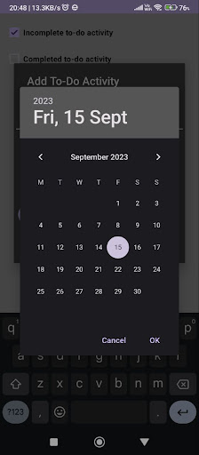 Todo List Screen 3
