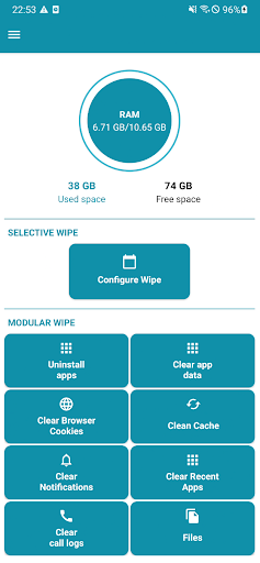 Android application Power Cleaner screenshort