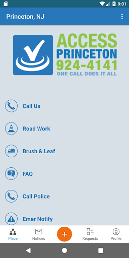 Android application Access Princeton screenshort