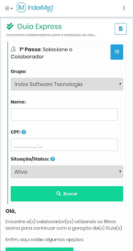 Indexmed Screen 3
