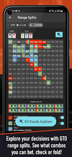 Postflop GTO Poker Trainer