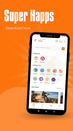Android application Super Happs screenshort