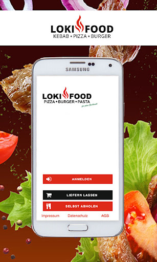 Android application Loki Food screenshort