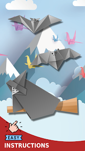 Captura de Pantalla 1 Origami : Halloween Papercraft android