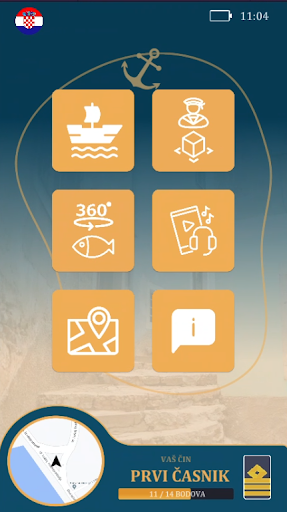 Android application Aleja lošinjskih kapetana screenshort