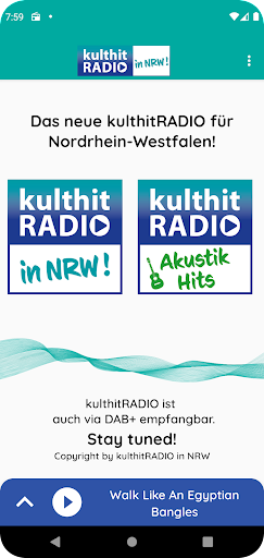 Android application kulthitRADIO screenshort