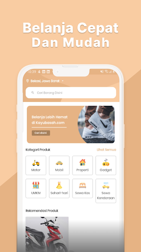 Android application Kayubasah screenshort