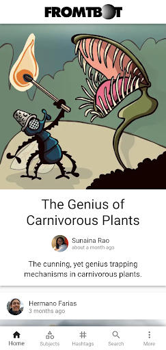 Android application Science Magazine - FROMTBOT screenshort