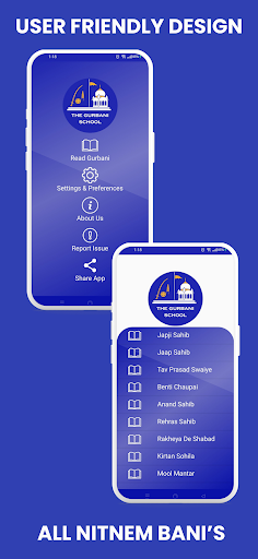 Android application Nitnem The Gurbani School screenshort