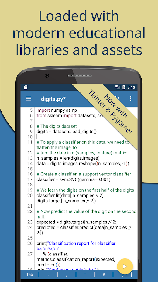 Android application Pydroid 3 - IDE for Python 3 screenshot