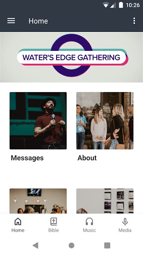 Android application Water's Edge Gathering screenshort