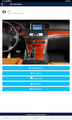 Screenshot of AEK Controller