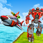 Cover Image of Скачать Robot Shark Transform Robot Games 1.3 APK