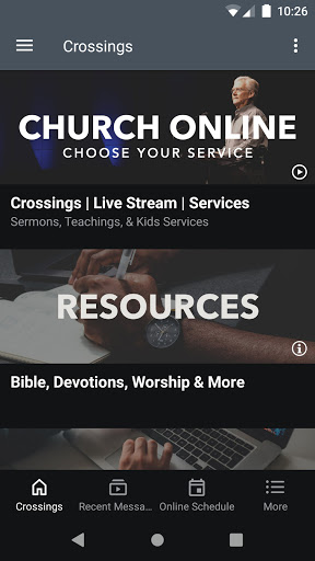 Android application Crossings screenshort