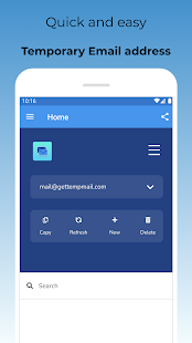 GetTempMail Pro Tangkapan layar