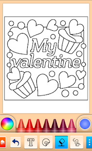 Valentines love coloring book 16.6.6 APK screenshots 12