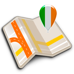 「Map of Ireland offline」のアイコン画像
