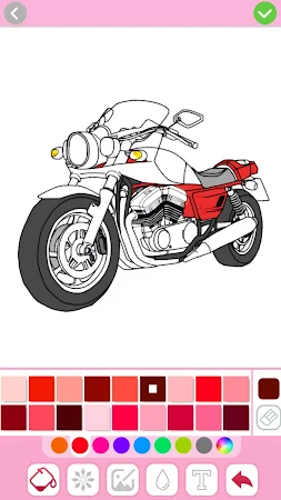Game screenshot Car Coloring～車の塗り絵・色塗りゲーム～ hack