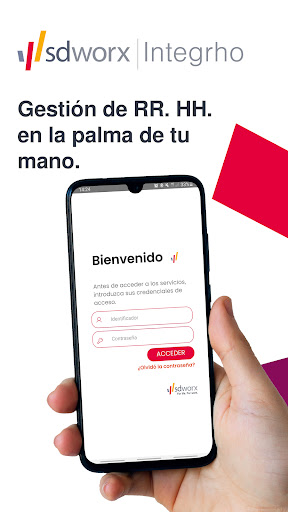 Android application SDWorx Integrho for Business screenshort