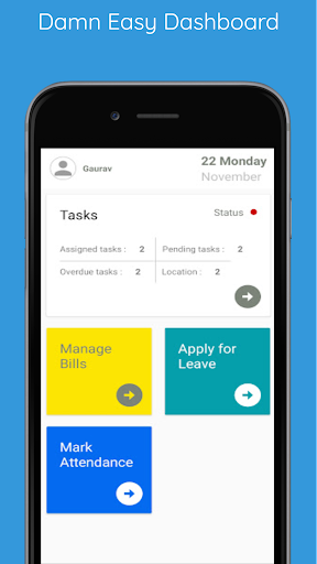 Android application Workforce Next for Field Staff screenshort