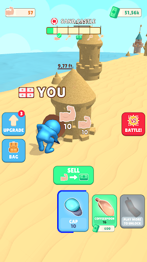 Android application Sand Castle screenshort