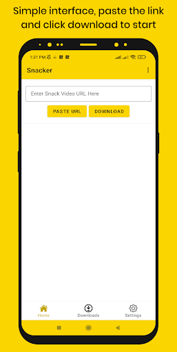 Android application Snacker - Video Downloader screenshort