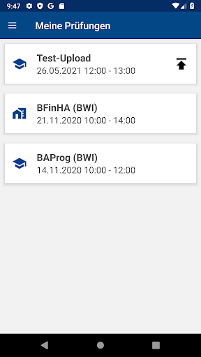 Android application DIPLOMA screenshort